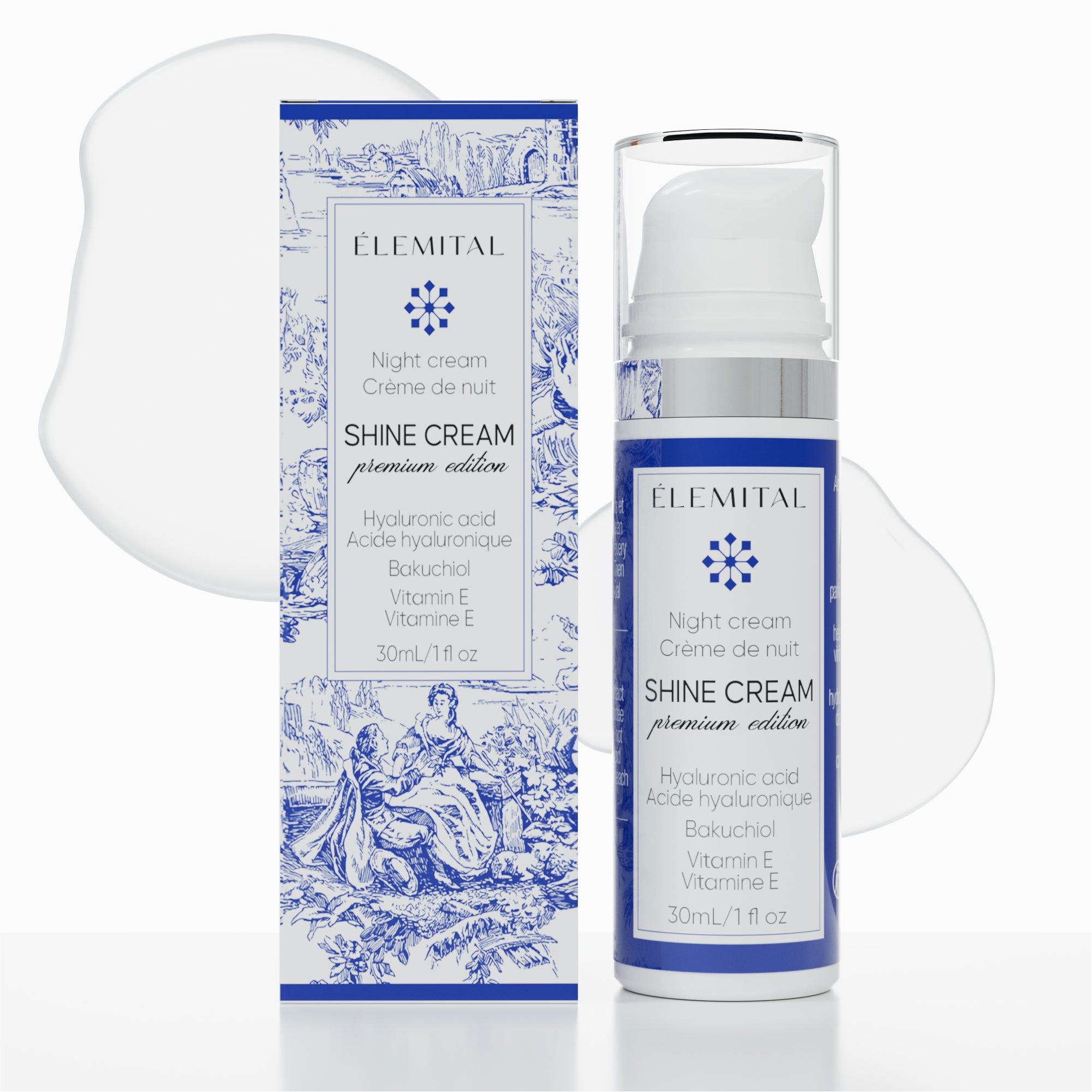 Elemital Shine Serum và Cream