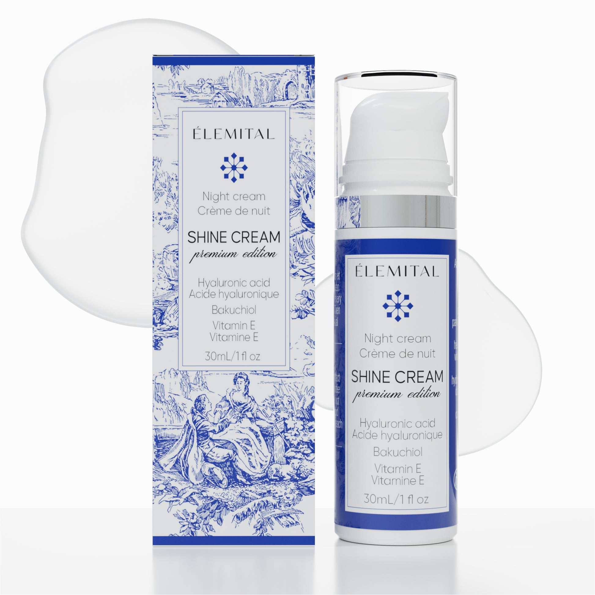 Elemital Shine Serum và Cream