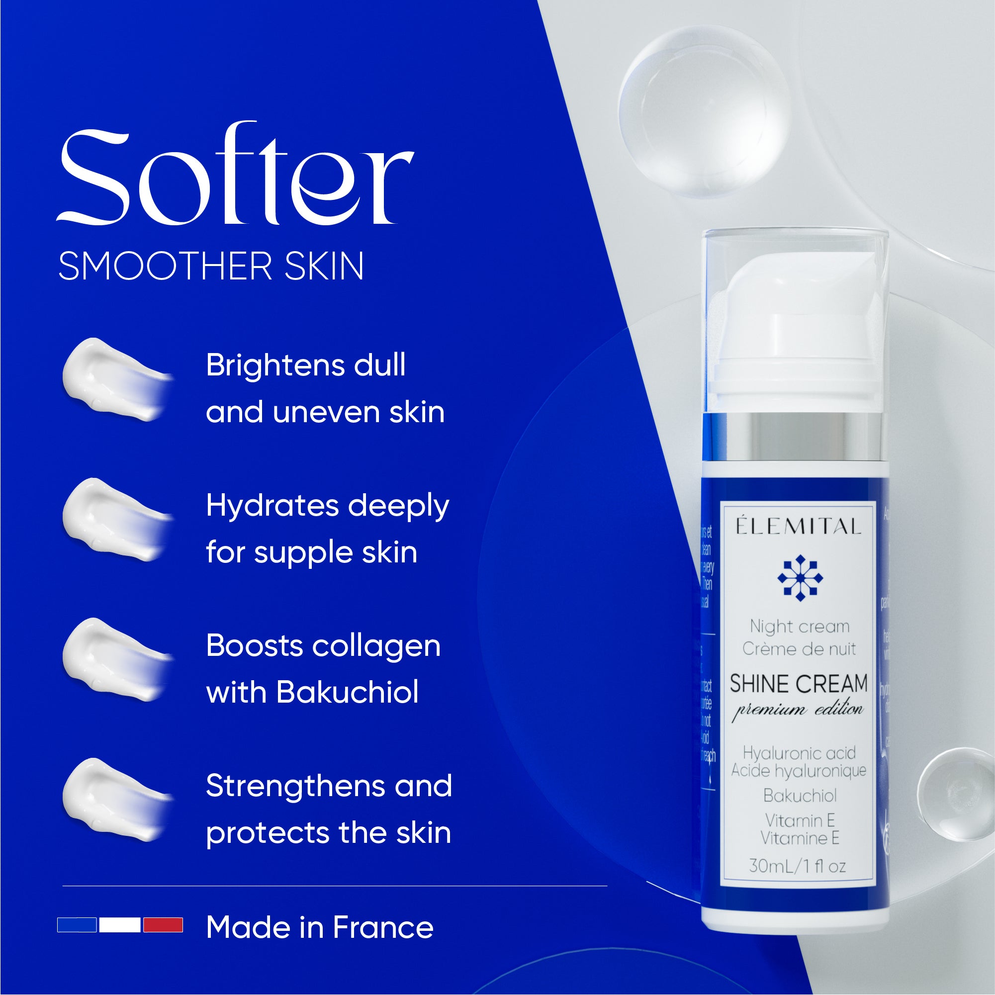 Elemital Shine Serum và Cream