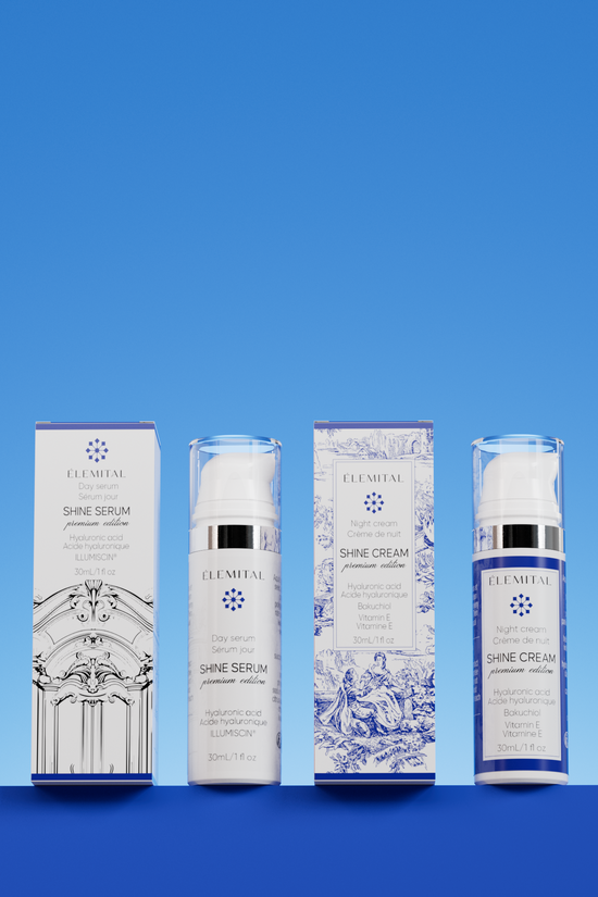Elemital Shine Serum và Cream