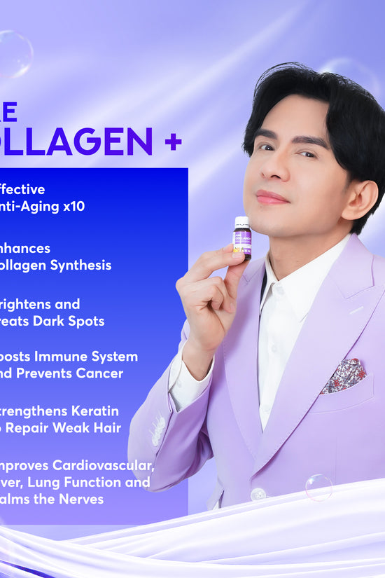 ERIC FAVRE Pure Collagen+ Liquid Collagen for Women – 4000mg Marine Peptides for Radiant Skin, Hair & Nail Health – Hyaluronic Acid, Vitamin E – 10 Shots, Peach Lemon Flavor